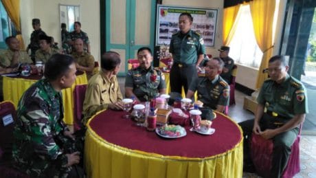 Dan Satgas TMMD Ke 104 Berikan Paparan Kepada Tim Wasev Mabesad