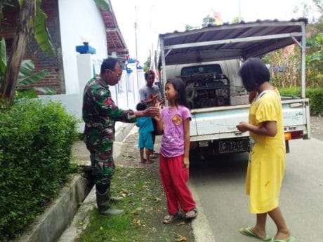Arul Pedagang Es Krim Coy, Terima Kasih Tentara Kodim Pemalang