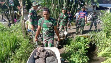 Satgas TMMD Ke 104 Kodim 0824/Jember Mulai Sasar Pengerjaan Drainase