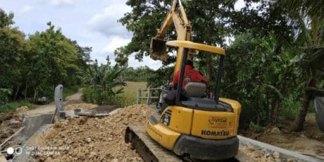ALAT BERAT KEMBALI BERGERAK DI LOKASI TMMD