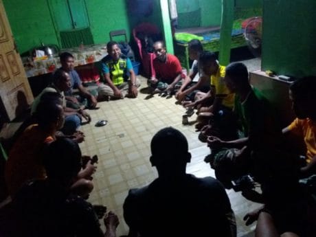 ANGGOTA SATGAS TMMD ADAKAN PERTMUAN UNTUK KEGIATAN ESOK HARINYA