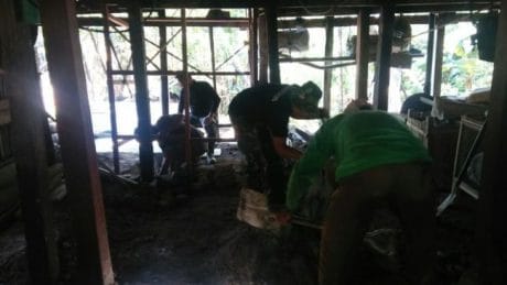 Pembuatan jembatan darurat ini di luar dari sasaran program TMMD