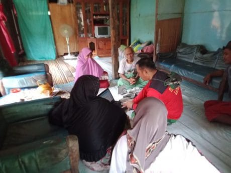 Kegiatan ini dilaksanakan di rumah Ibu Ida