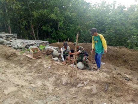 Gabion TMMD Pemalang Juga Direboisasi