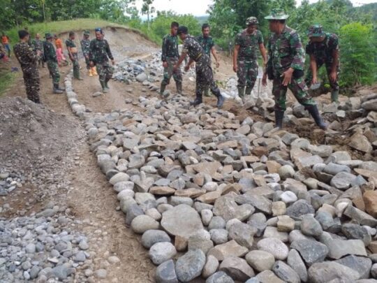 TMMD Reguler 104 Kodim Pemalang Kuatkan Jiwa Korsa Prajurit