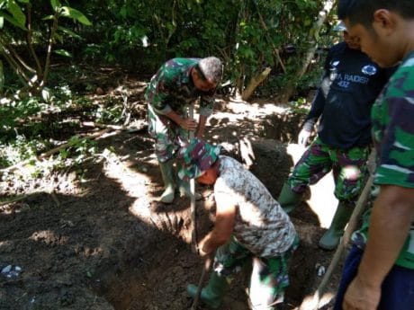 Satgas TMMD rubah pola hidup sehat bagi warga desa Tungka