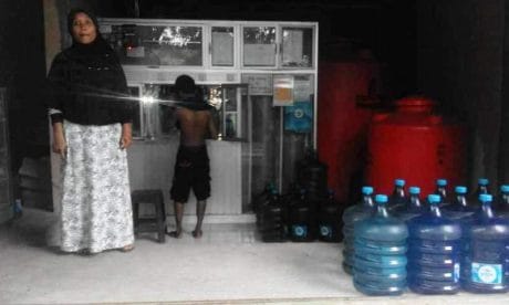 Jalan Dibangun TNI Pemalang Distribusi Air Minum Lancar