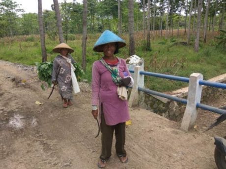 Pasca TMMD Pemalang, Iring-iringan Petani Jatiroyom Beroda Dua