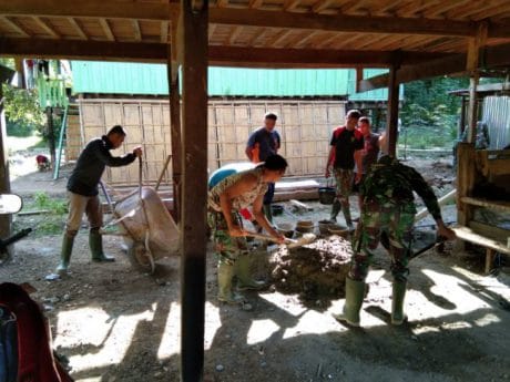 Ungkapan terima kasih buat Satgas TMMD