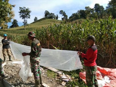 Tidak ada kata menyerah bagi anggota Satgas TMMD