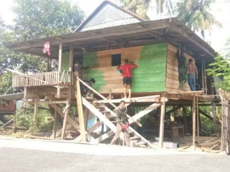 Satgas TMMD bedah rumah di Dusun Galung