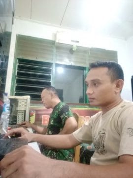 Senyum Jurnalis Kodim 1306/Donggala yang Manis