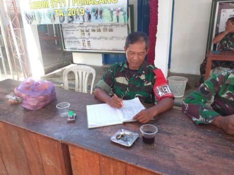 Tertib Administrasi Anggota Satgas Juga Wajib Absen Setiap Hari