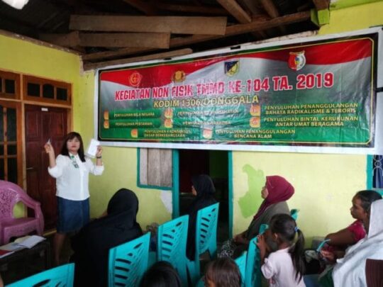 Sosialisasi P4GN, Aksi Nyata Satgas TMMD Perangi Narkoba di Desa