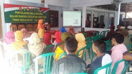 Non Fisik TMMD Pemalang : Tumbuhkan Minat Baca di Perpustakaan Desa