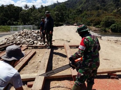 Serka Fansko, Tukang Andalan TMMD 104 Donggala