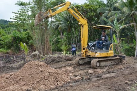 Genjot Jalan Produksi, Satgas Terus Timbun Material