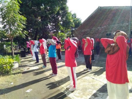 Senam Jaga Kebugaran Demi mendukung suksesnya Program TMMD Pemalang