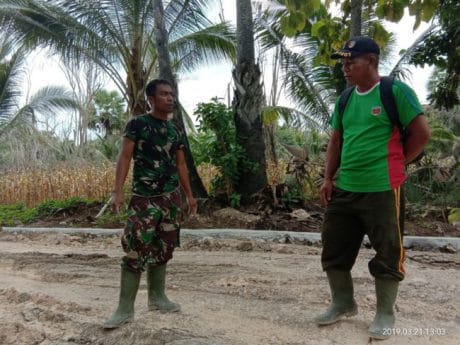 Mudah mudahan kegiatan pekerjaan pembangunan ini dapat selesai dengan tepat waktu