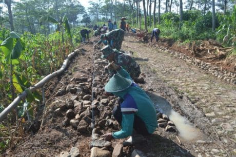Jalan Sepanjang 2100 M Dusun Wonosari Kini Sudah Mulus