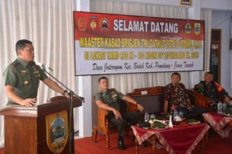 Brigjen TNI Gathut Setyo Utomo Pantau Progres TMMD Reguler Pemalang