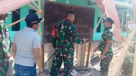 Dansatgas Cek Finishing Sasaran Fisik, TMMD 104 Konawe