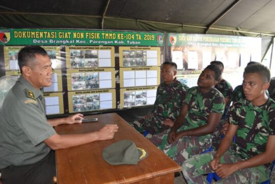 Satgas TMMD Ke-104 Tuban Tunjukkan Bukti Kepedulian TNI Bangun Musholla