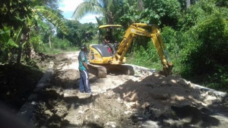 Satgas TMMD Sangat Terbantu Dengan Adanya Excavator