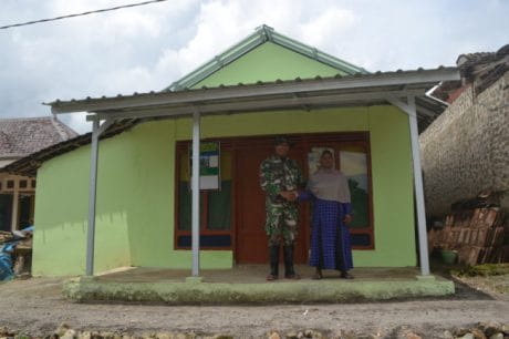Berkat TMMD Di Desanya Mbah Katinem Sekarang Bisa Tidur Nyenyak