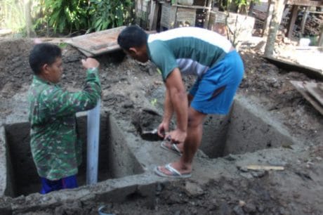 Jamban keluarga buat Samsuri di Dusun Galung