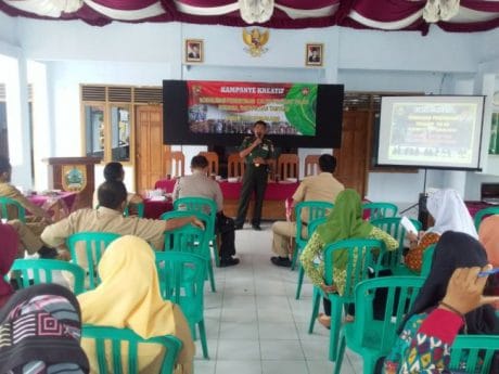 Tata Cara Penerimaan Prajurit TNI-AD Dikampanyekan di TMMD Jatiroyom