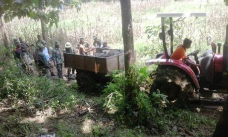 Batu di Sungai Maribaya Parunggalih Pemalang Punah, TNI Masuk Hutan