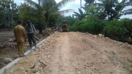 TMMD KODIM 1407/BONE JALAN ANTAR TIGA DESA SUDAH NAMPAK TERLIHAT