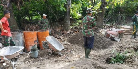 SATGAS TMMD 104 FOKUS PENYELESAIAN PEMBANGUNAN JALAN