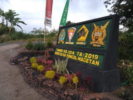 Prasasti Wujud, Kemanunggalan TNI rakyat Berdiri Kokoh Di Dusun Wonosari