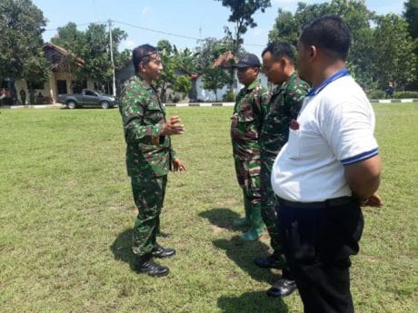 Gladi Upacara Penutupan Juga diLakukan Anggota Kodim Pemalang