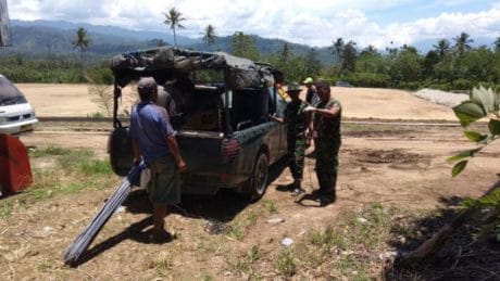 Mobil Dinas milik Koramil 02/BRM