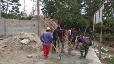 Ini yang Dinamakan Berat Sama Dipikul Ringan Sama Dijinjing dalam TMMD 104