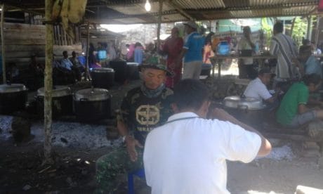 Komsos di Acara TMMD 104 yang Menyenangkan