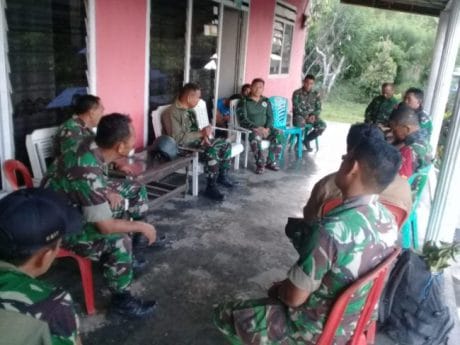 Danramil ” Terus Lakukan Evaluasi Agar Masalah Cepat Diatasi “