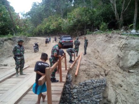 Dansatgas Dengan Teliti Cek Pengerjaan TMMD 104 Donggala