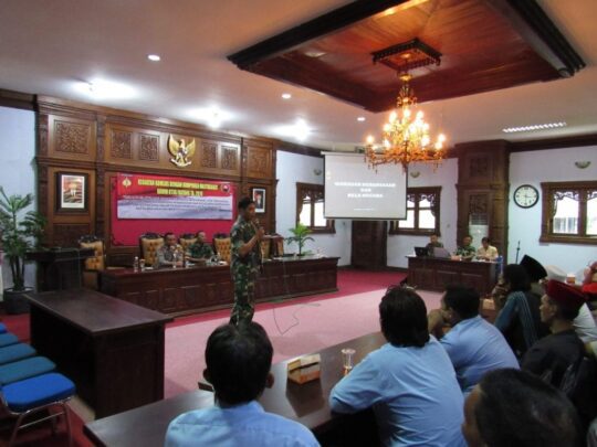 Kodim Batang Gelar Komsos Bersama Komponen Masyarakat