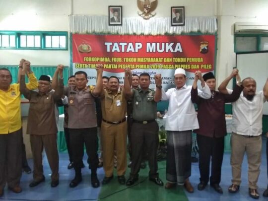 Komponen Masyarakat Deklarasi Ciptakan Batang Aman dan Damai Pasca Pemilu