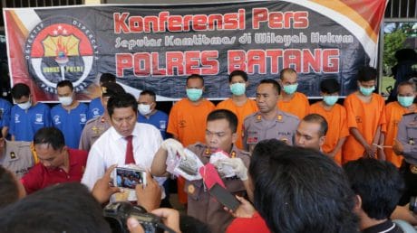 Polres Batang Berhasil Tangkap Tujuh Tersangka Kasus Narkoba
