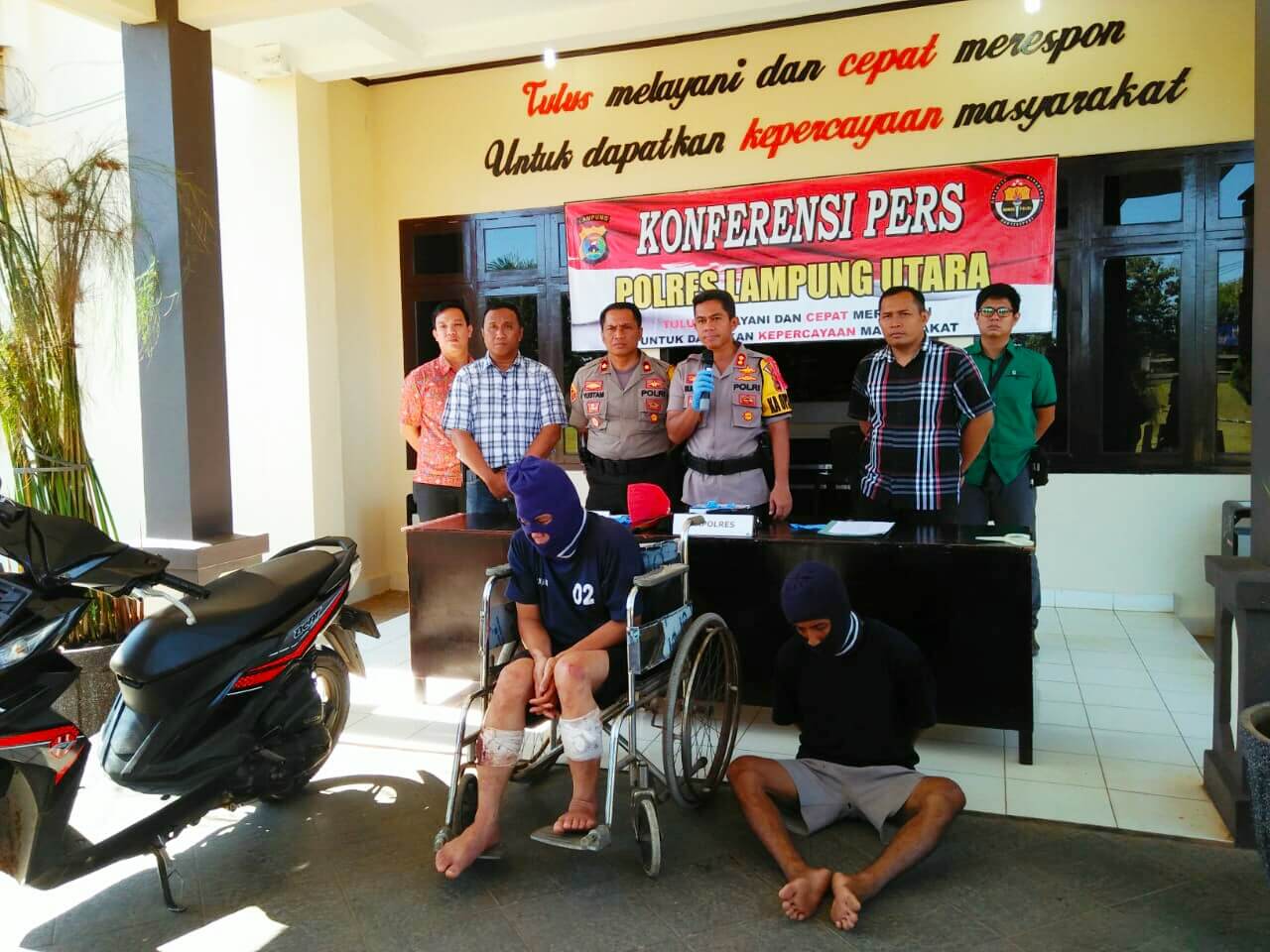 Pelaku Penembakan Ketua PPS, di Ciduk Polres Lampura