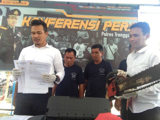 Oknum Polres Trenggalek Tersangkut Kasus Sono keling