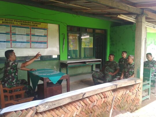 Batuud Ambil Apel Pagi Anggota Koramil 11/Warungasem