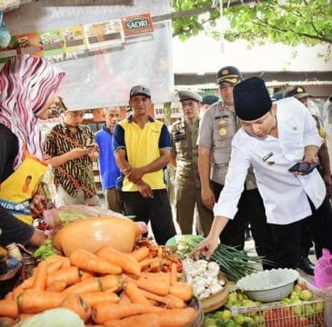 Sidak Pertama Bupati Trenggalek Kunjungi Pasar Tradisional