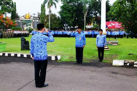 Sekda Sofyan Bertindak Sebagai Irup Dalam Upacara Peringatan Hari Lahir Pancasila