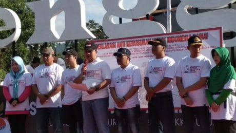 Kapolres Trenggalek Gelar Deklarasi Anti Kerusuhan untuk Indonesia Damai